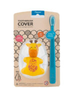 Flipper Brosse à dents enfant avec couvercle Girafe