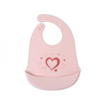 Kiokids - Bavoir en silicone "Rose"