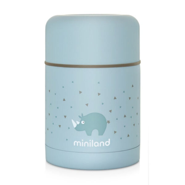 MINILAND Thermos Alimentaire Silky Bleu 600ML