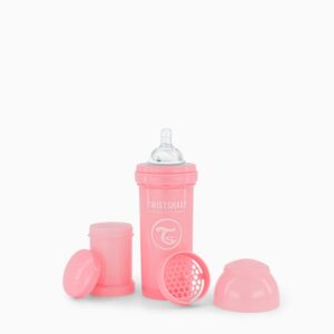 TWISTSHAKE Biberon anti-colique 260 ml 2 mois+ / Rose