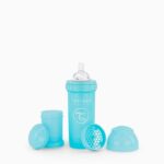 TWISTSHAKE Biberon anti-colique 260 ml 2 mois+ / BLEU