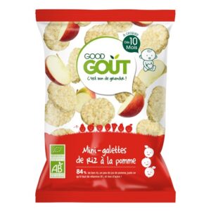 Mini-Galettes de Riz à la Pomme pour Bébé - 40 g - Dès 10 mois