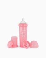 TWISTSHAKE Biberon anti-colique 330 ml 4 mois+ / Rose