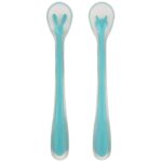 Lot de 2 cuillères douces en silicone motif aléatoire Bébé Confort