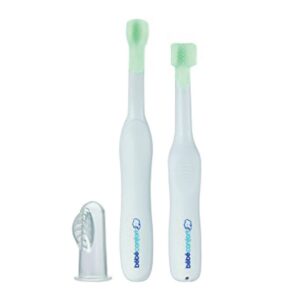 Bébé Confort SET COMPLET DE DENTITION avec doigtier en silicone 3-36 mois -3 pièces