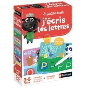 J’ECRIS LES LETTRES Nathan - Jeux d'apprentissage-3 à 5 ans - Nathan