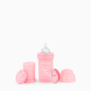 TWISTSHAKE Biberon anti-colique 180 ml 0 mois+/ Rose