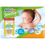 Couche bébé pour peaux sensibles - Babylino - Taille 2 de 3 à 6 kg - 26 unités