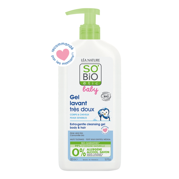 So Bio étic baby GEL LAVANT TRÈS DOUX 500ML