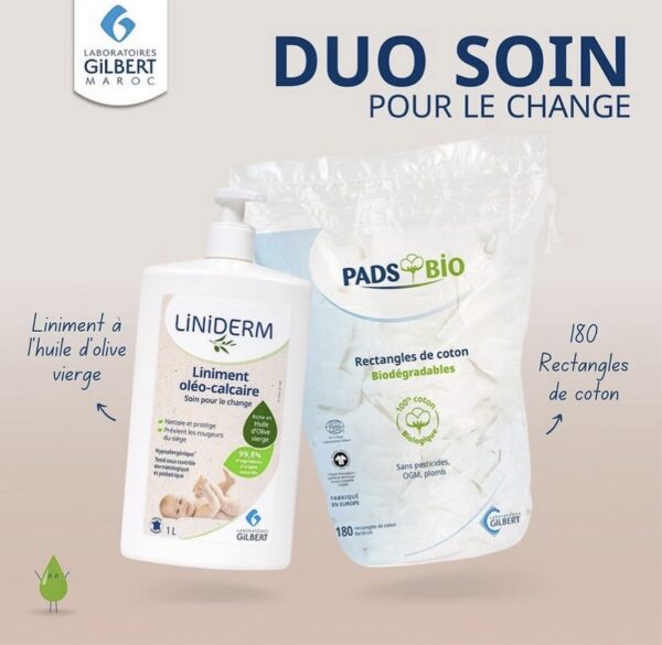 gilbert Pack duo soin pour le change