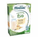 MODILAC - Mes Céréales Bio Vanille - Dès 6 mois, 250g