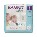 BAMBO NATURE couche bebe taille1 ; 2-4KG 22 Unités