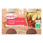 Petits pots pomme fraise - 2x130g