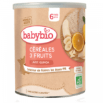 Babybio Céréales 3 fruits quinoa 220g - dès 6 mois