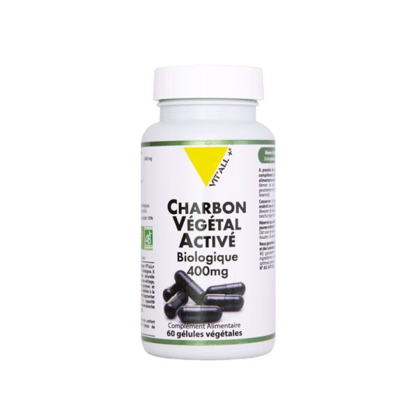 VitaLL+ Charbon Végétal 400mg 60 gélules