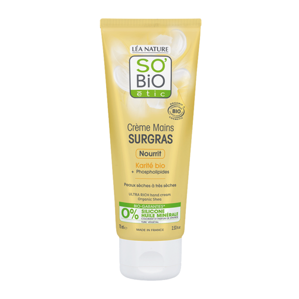 So Bio Crème Mains Surgras Karité – 75Ml