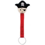 DODIE Attache-sucette doudou Rouge Pirate