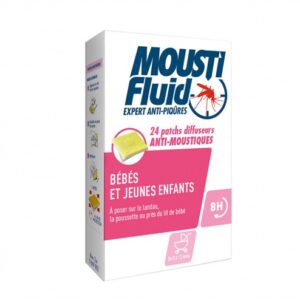 Moustifluid Patchs Bébés et Jeunes Enfants 24 Patchs