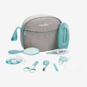 Babymoov Trousse de Soin Compacte Grise 6 Accessoires Inclus BABYMOOV - gris/bleu