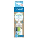 Dr. Brown’s BIBERON Options+ Anti-collic col étroit en verre 120 ml