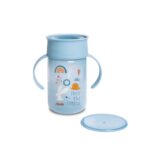 Suavinex Tasse d’apprentissage 360º Trainer Cup Into the Forest +12 mois 340ml Bleu