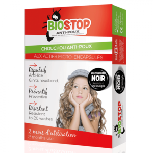 BIOSTOP Chouchou anti-poux Noir