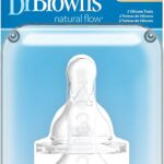 Dr. Brown's Options – Tétine à Bouche Étroite, Transparent, +6 mois