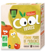 COOL FRUITS POMME POIRE DE PROVENCE -4 gourdes de 90g