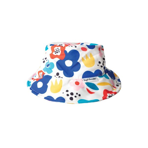 SUN HAT MODERN FLORAL 0-6 MONTHS ( SMALL )