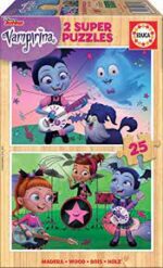 PUZZLES 2x25 PCS VAMPIRINA BOIS +4 ans