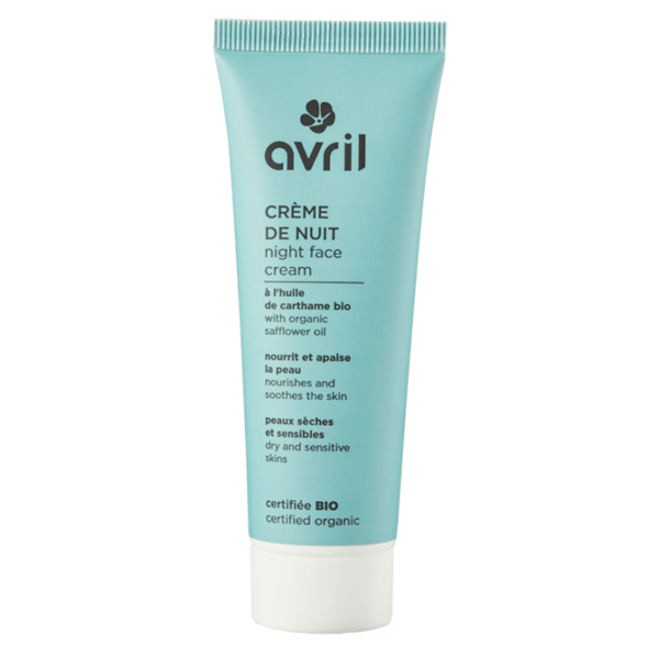 AVRIL CRÈME DE NUIT PEAUX SÈCHES & SENSIBLES 50 ML - CERTIFIÉE BIO