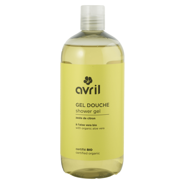 AVRIL GEL DOUCHE ZESTE DE CITRON 500ML - CERTIFIÉ BIO