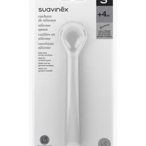 Suavinex Cuillère en silicone - Blanc