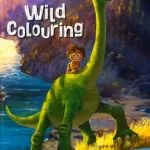 LIVRE COLORIAGE EN ANGLAIS The Good Dinosaur: Wild Colouring