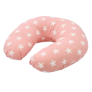 Coussin D’allaitement - Grandes Étoiles Rose