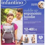 Infantino Porte-bébé Cuddle Up Ergonomique Hoodie Carrier