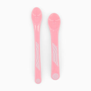 Twistshake Lot De 2 Cuillères Pour Bébé – Rose