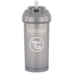 Twistshake Straw Cup 12+m Pearl Grey 360 ml