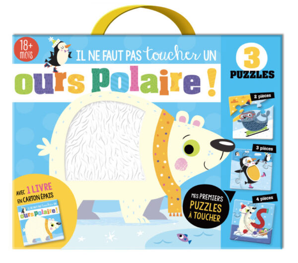 Il ne faut pas toucher un ours polaire – coffret 3 puzzles