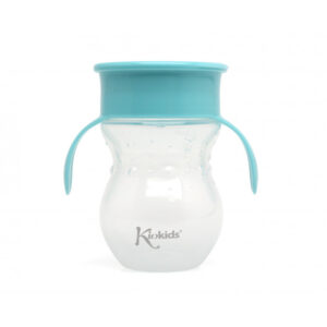 KIOKIDS TASSE STEP 3 AVEC POIGNÉES 270ML BLEUE