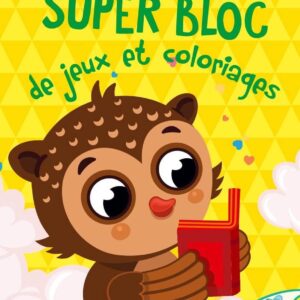 Hibou jaune - Mon Super Bloc de jeux