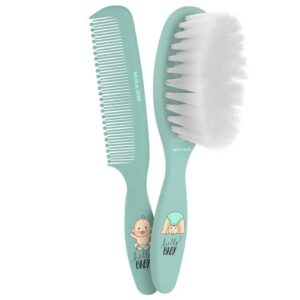 BETER MINICURE BROSSE ET PEIGNE POUR BEBE EXTRA SOFT VERT