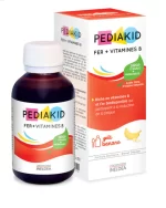 PEDIAKID Fer + Vitamines B goût banane 125ml