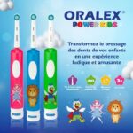 ORALEX BROSSE A DENT ELECTRIQUE 2 PILS ENFANTS BLEU