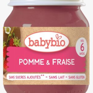 Babybio Petit Pot Pomme fraise 6M+ 1X130G